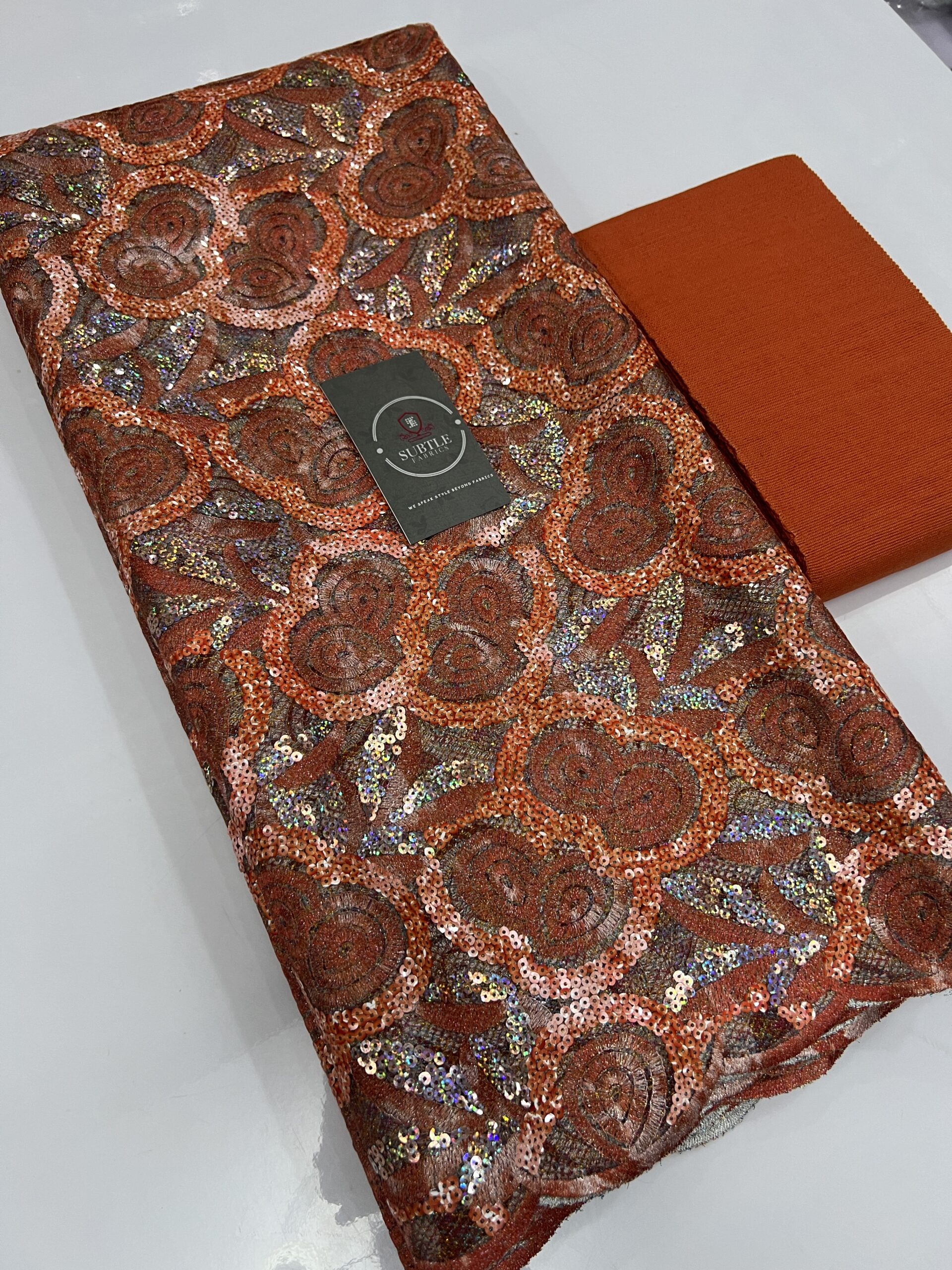 Luxury Statement Net Sequence Lace Fabric 5549 8 Luxury Statement Net Sequence Lace Fabric 5549 - Image 5