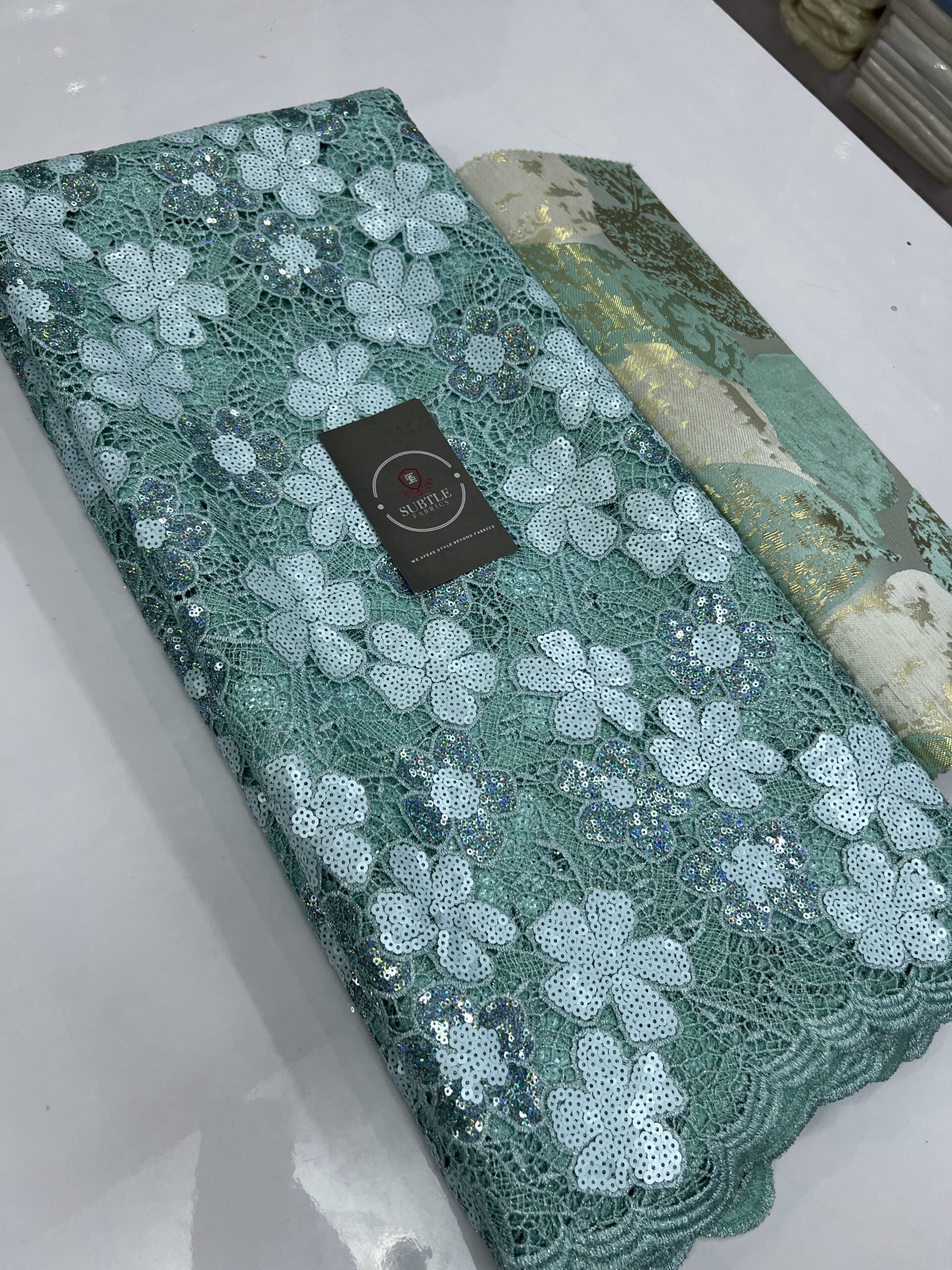 Luxury Cord Guipure Lace Fabric MX218 – Elegant Floral Embroidered Aso Ebi Material 8 Luxury Cord Guipure Lace Fabric MX218 – Elegant Floral Embroidered Aso Ebi Material - Image 5