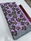 Luxury Gold & Blue Sequence Lace Fabric A41212– Premium Aso Ebi Lace Material for Weddings & Parties 2 IMG 2852