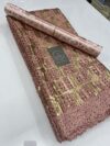 Premium Patterned Net Sequence Lace Fabric Rect06 1 Luxury patterned Sequence net lace for party dress