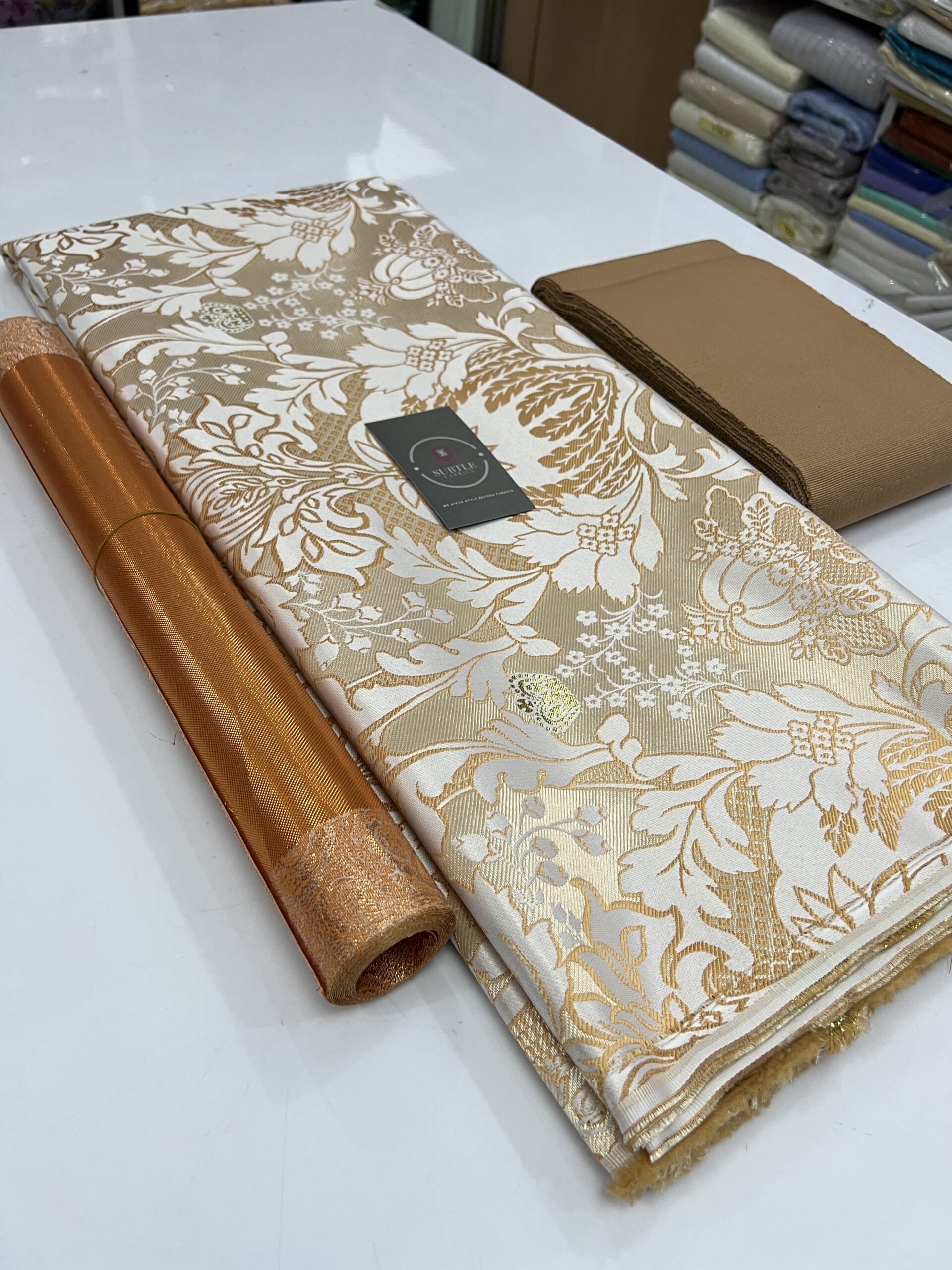 Luxury Damask Fabric 014– Premium Designer Material for Elegant Native Wear & Aso Ebi 12 Luxury Damask Fabric 014– Premium Designer Material for Elegant Native Wear & Aso Ebi - Image 9