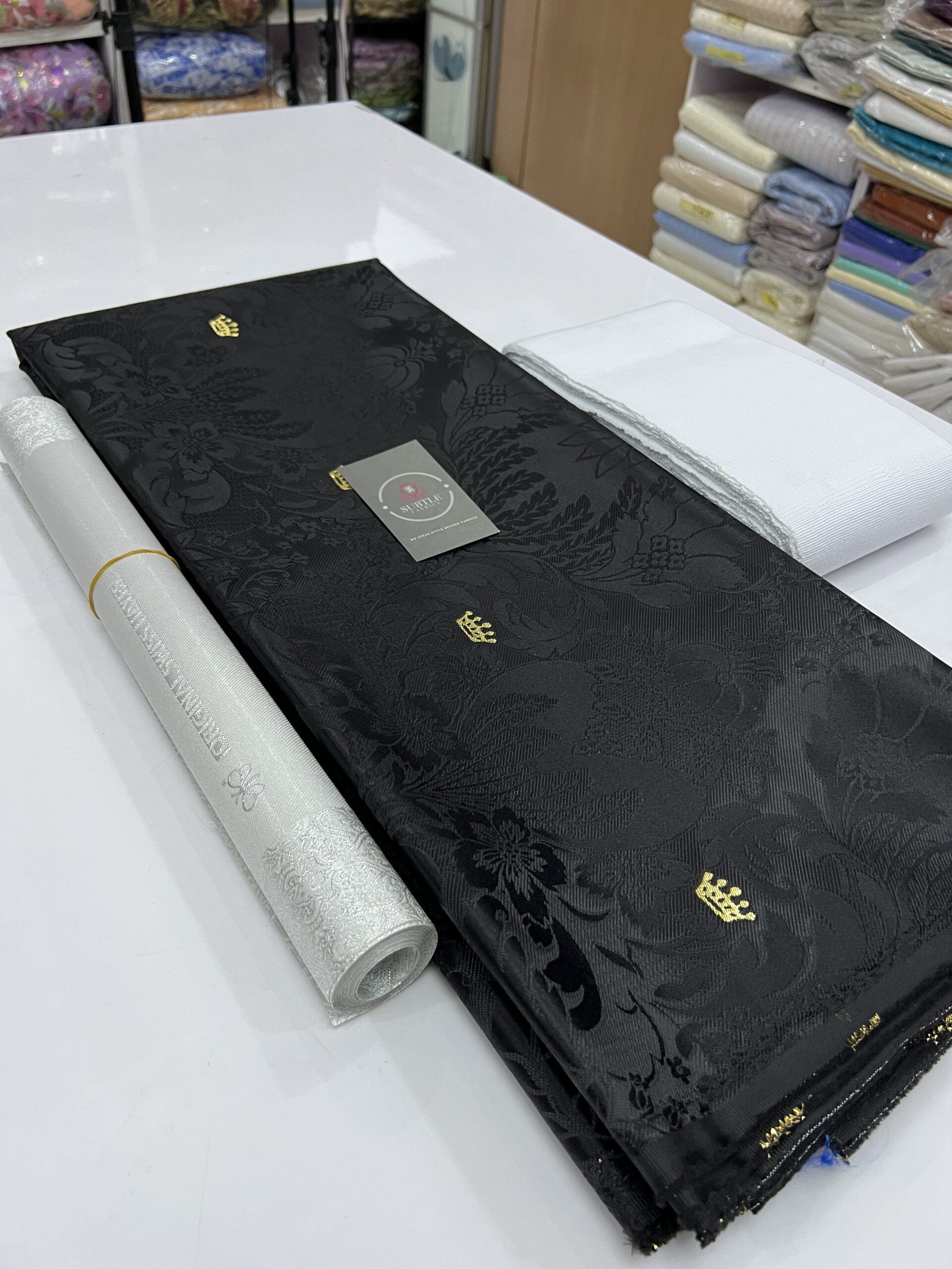 Luxury Damask Fabric 014– Premium Designer Material for Elegant Native Wear & Aso Ebi 9 Luxury Damask Fabric 014– Premium Designer Material for Elegant Native Wear & Aso Ebi - Image 6