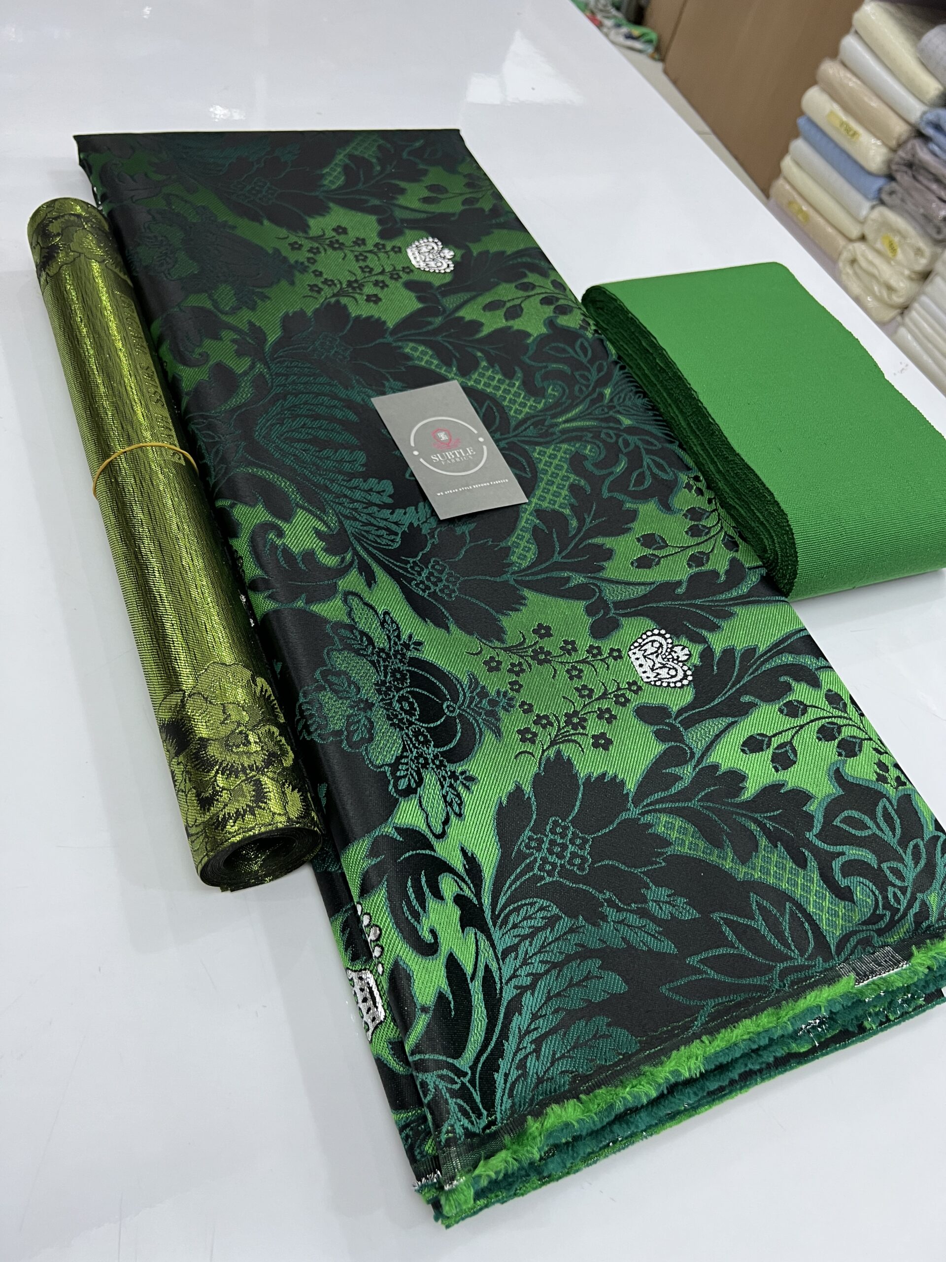 Luxury Damask Fabric 014– Premium Designer Material for Elegant Native Wear & Aso Ebi 6 Luxury Damask Fabric 014– Premium Designer Material for Elegant Native Wear & Aso Ebi - Image 3