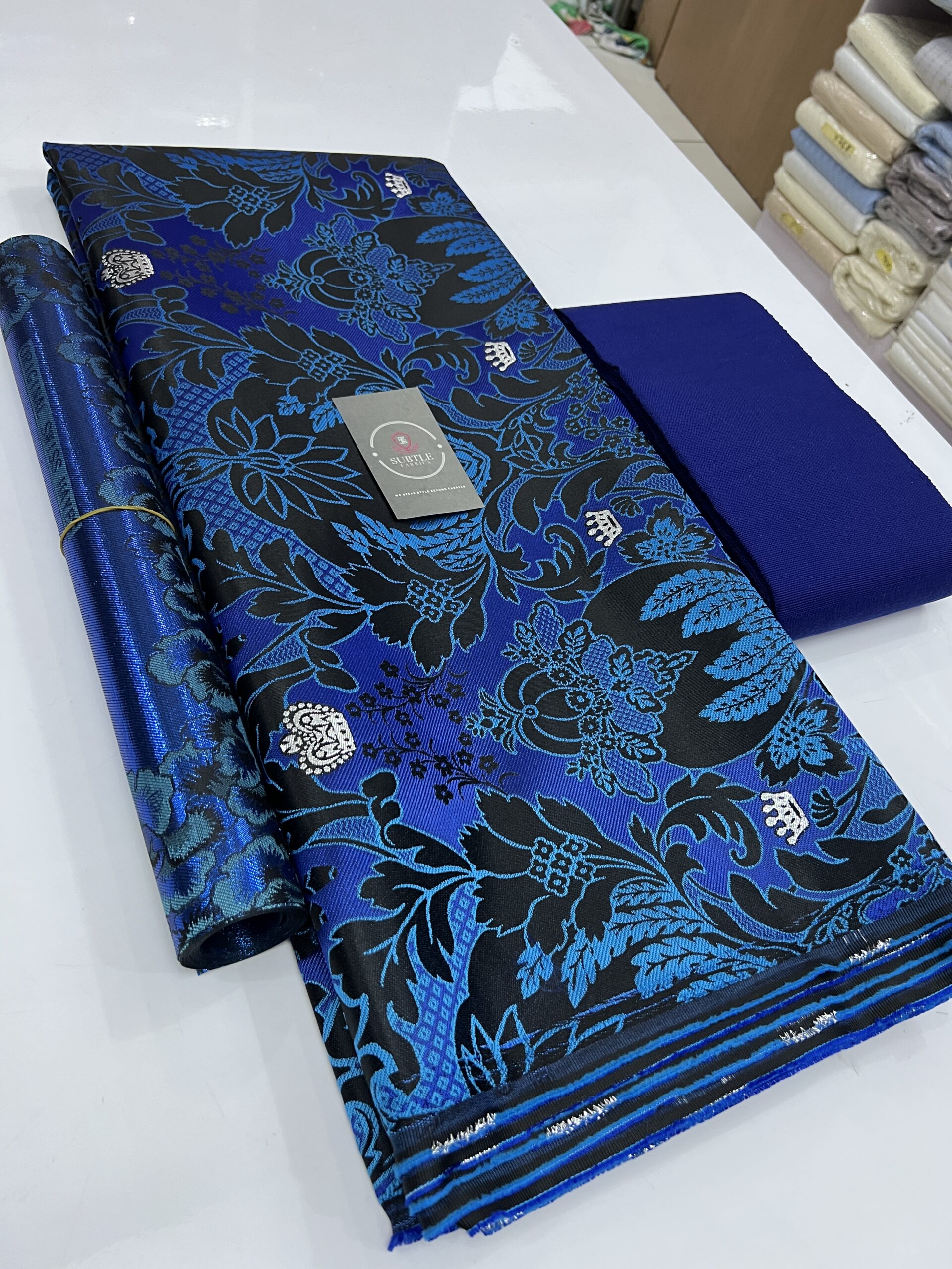 Luxury Damask Fabric 014– Premium Designer Material for Elegant Native Wear & Aso Ebi 8 Luxury Damask Fabric 014– Premium Designer Material for Elegant Native Wear & Aso Ebi - Image 5