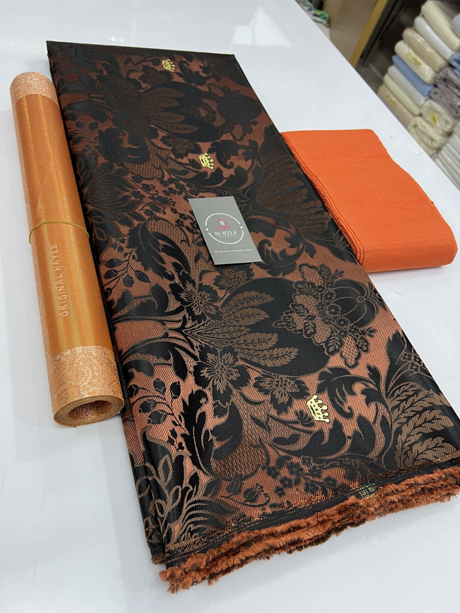 Luxury Damask Fabric 014– Premium Designer Material for Elegant Native Wear & Aso Ebi 13 Luxury Damask Fabric 014– Premium Designer Material for Elegant Native Wear & Aso Ebi - Image 10