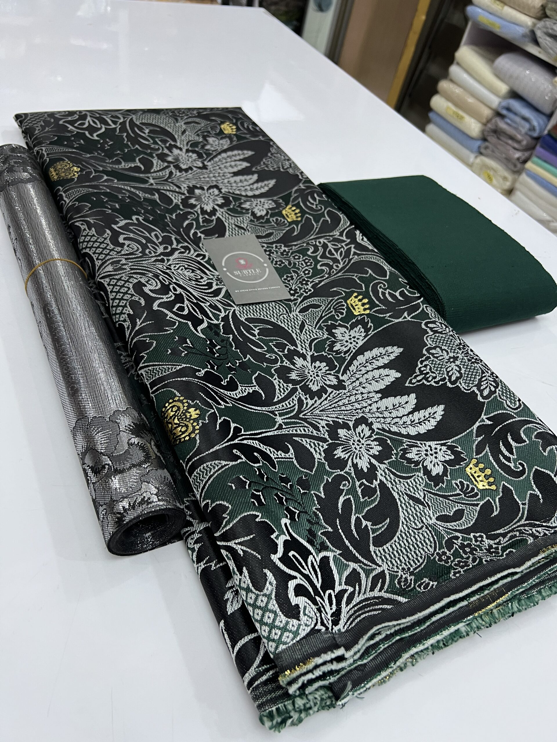 Luxury Damask Fabric 014– Premium Designer Material for Elegant Native Wear & Aso Ebi 16 Luxury Damask Fabric 014– Premium Designer Material for Elegant Native Wear & Aso Ebi - Image 13