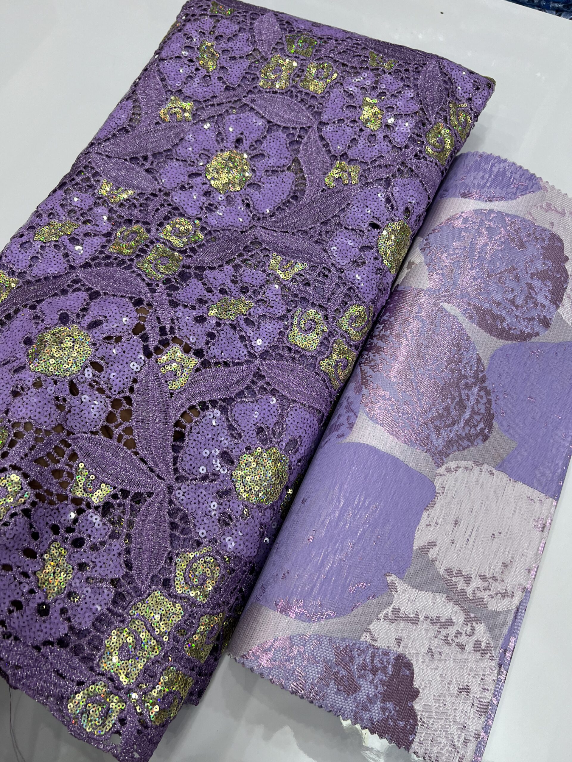 Luxury Cord Guipure Lace Fabric – A02 Elegant Designer Aso Ebi & Bridal Material 4 Luxury Cord Guipure Lace Fabric – A02 Elegant Designer Aso Ebi & Bridal Material