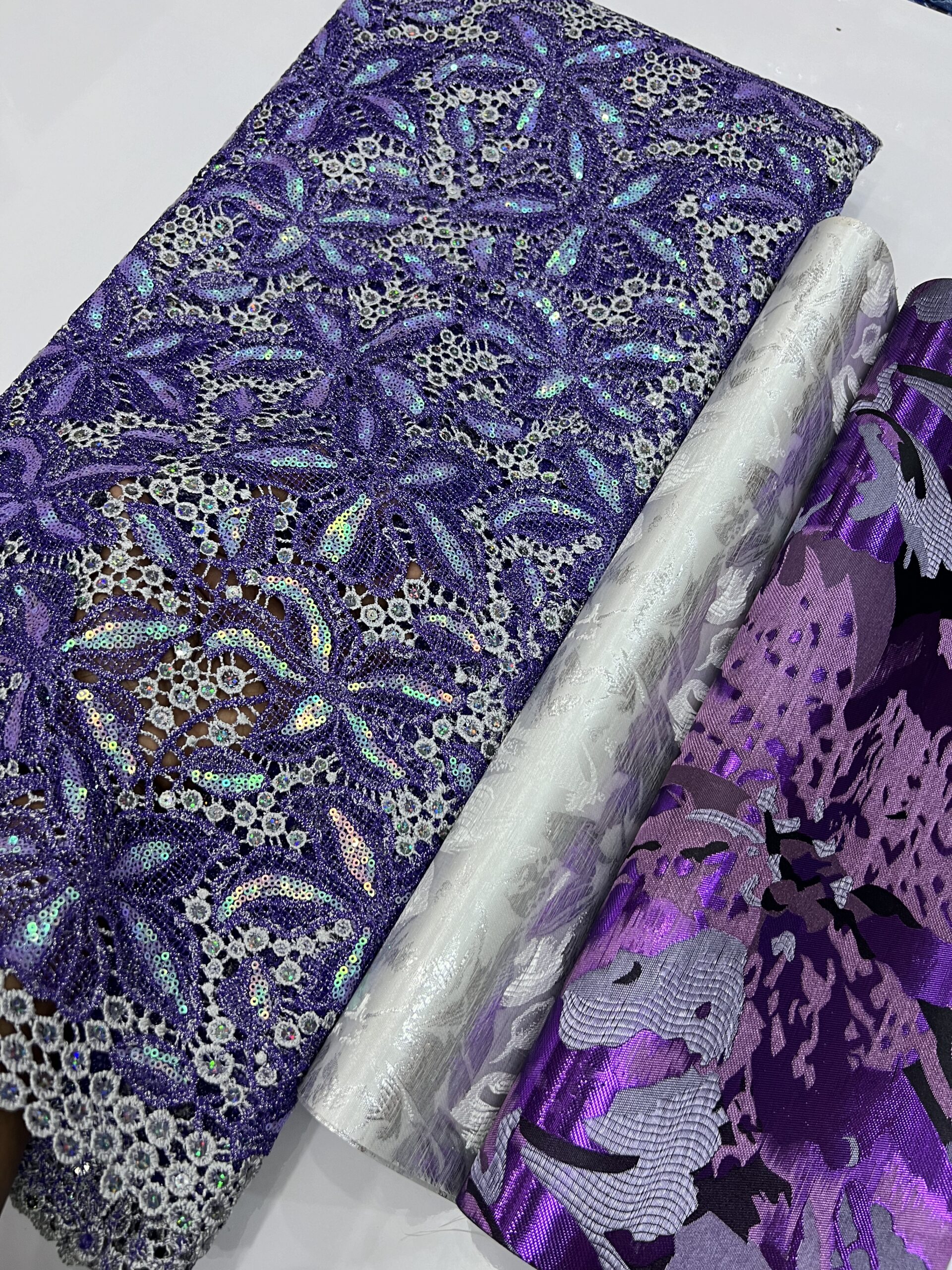 Luxury Cord Guipure Lace Fabric – TS90 Elegant Designer Aso Ebi & Bridal Material 7 Luxury Cord Guipure Lace Fabric – TS90 Elegant Designer Aso Ebi & Bridal Material - Image 4