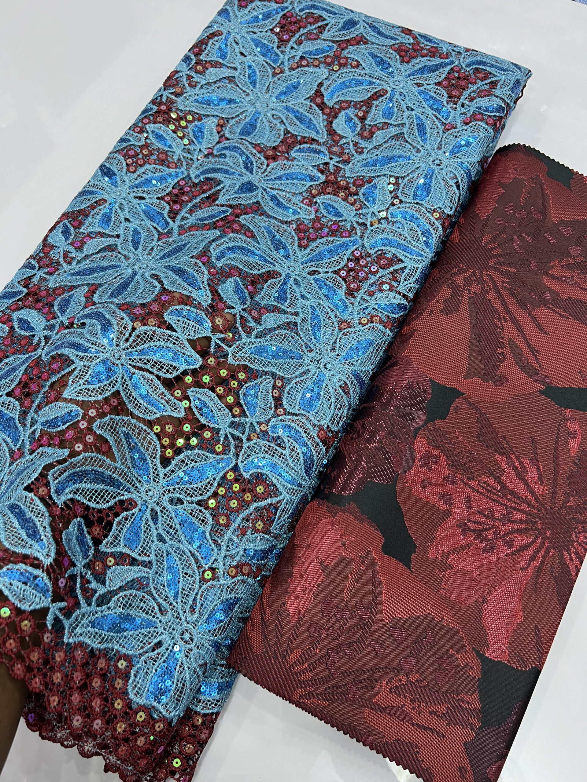 Luxury Cord Guipure Lace Fabric – TS90 Elegant Designer Aso Ebi & Bridal Material 8 Luxury Cord Guipure Lace Fabric – TS90 Elegant Designer Aso Ebi & Bridal Material - Image 5