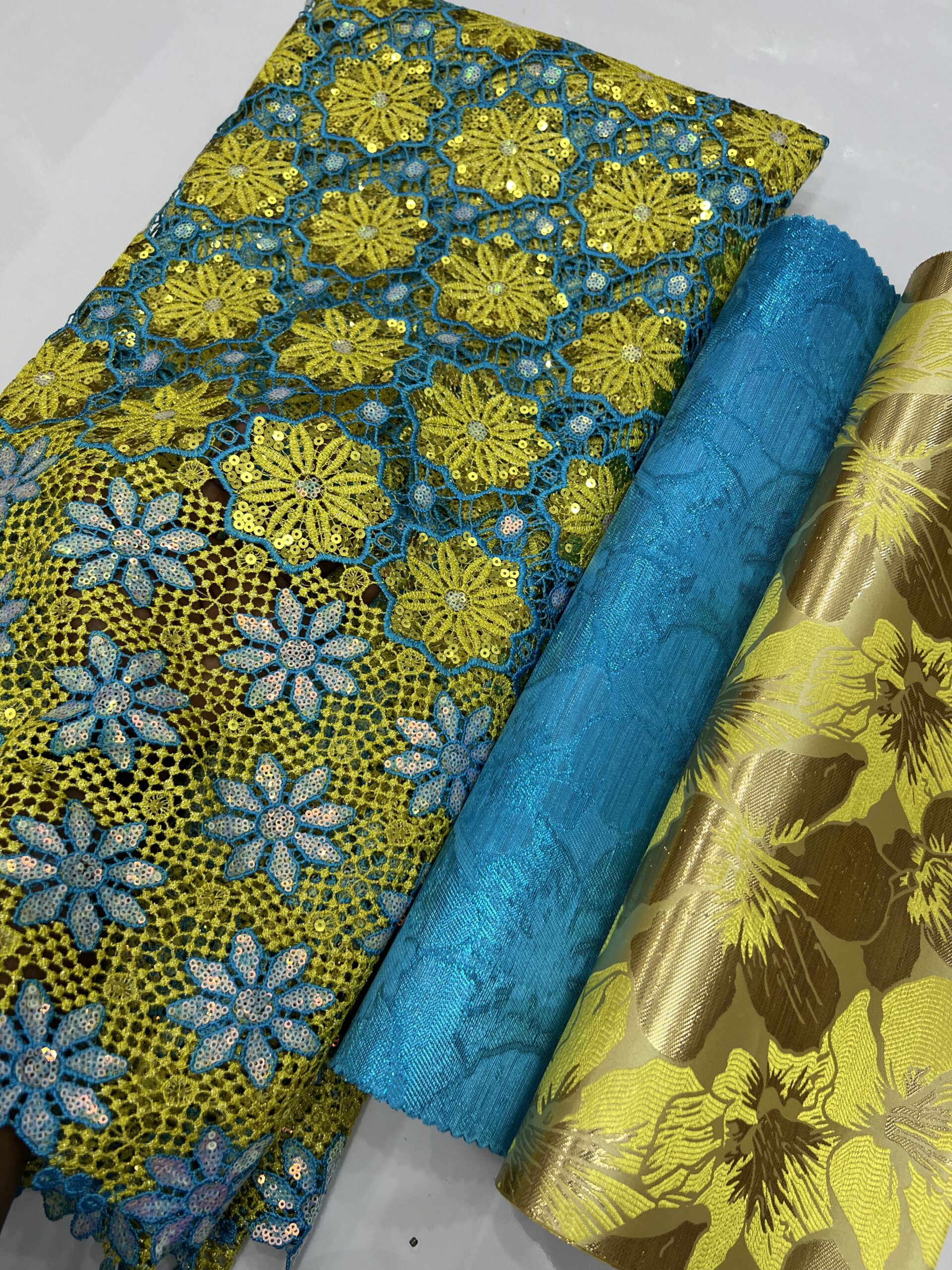 Luxury Cord Guipure Lace Fabric – TS100 Elegant Designer Aso Ebi & Bridal Material 6 Luxury Cord Guipure Lace Fabric – TS100 Elegant Designer Aso Ebi & Bridal Material - Image 3
