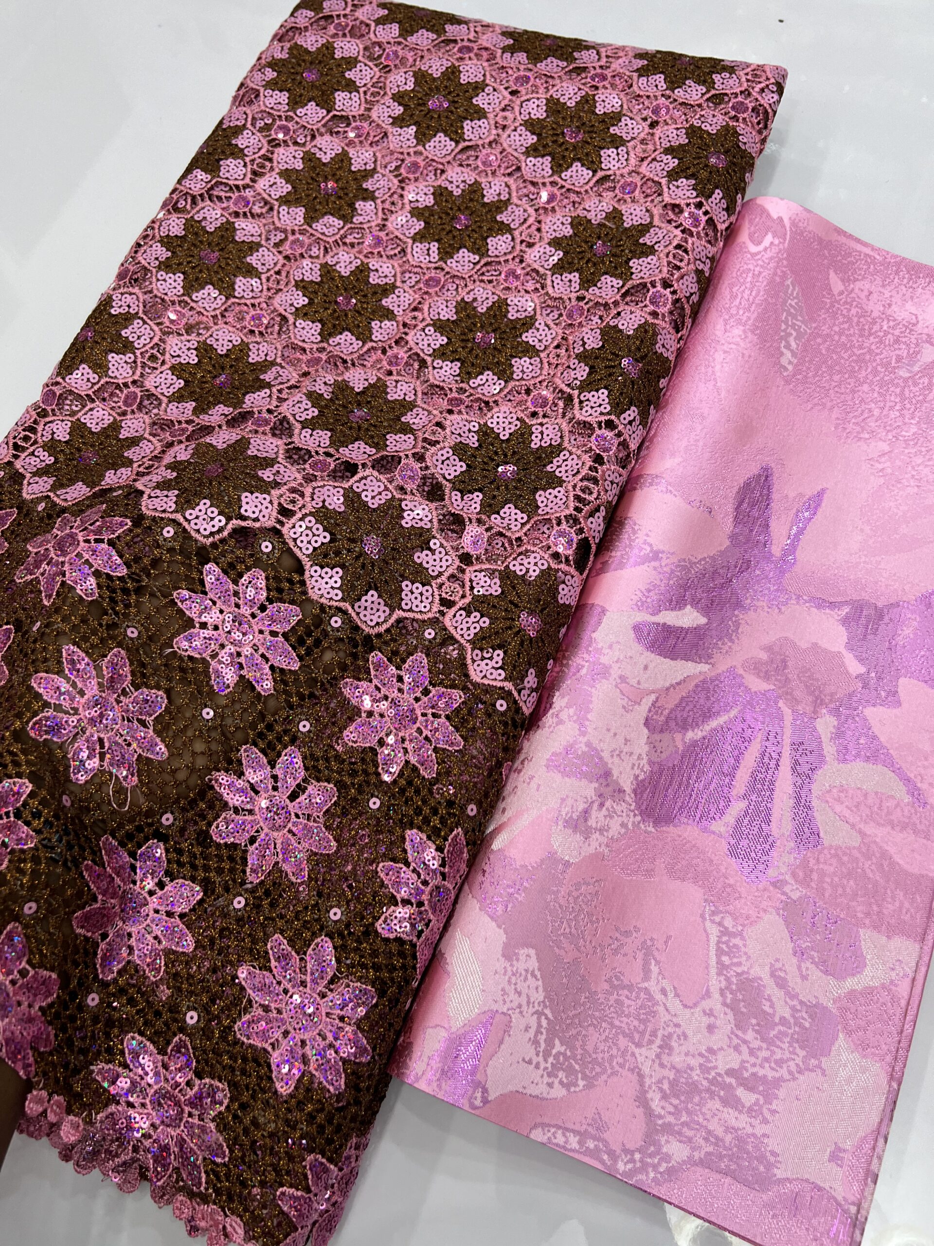 Luxury Cord Guipure Lace Fabric – TS100 Elegant Designer Aso Ebi & Bridal Material 8 Luxury Cord Guipure Lace Fabric – TS100 Elegant Designer Aso Ebi & Bridal Material - Image 5