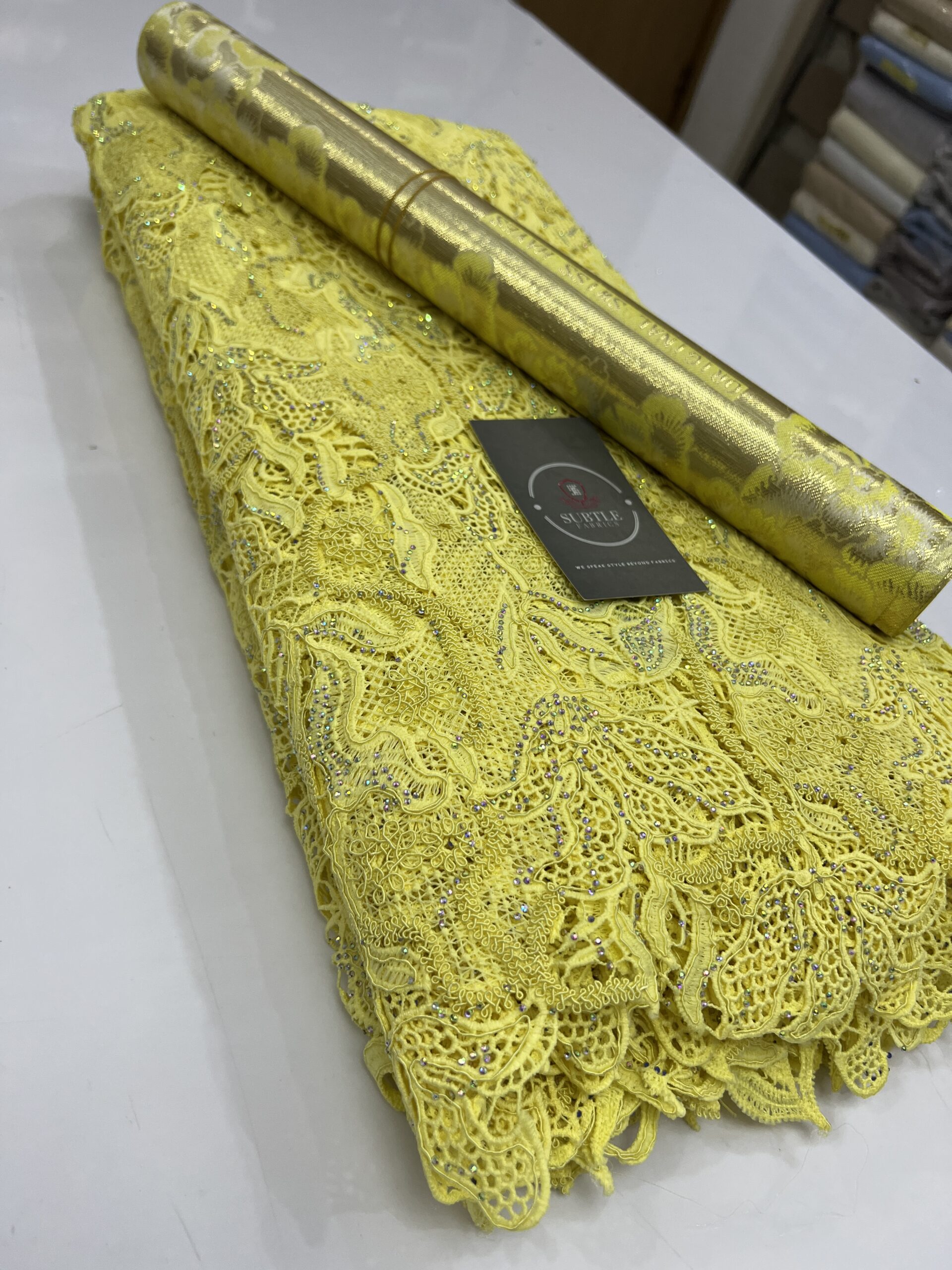Cord Guipure Lace Premium for weddings, birthdays 7 Cord Guipure Lace Premium for weddings, birthdays - Image 4