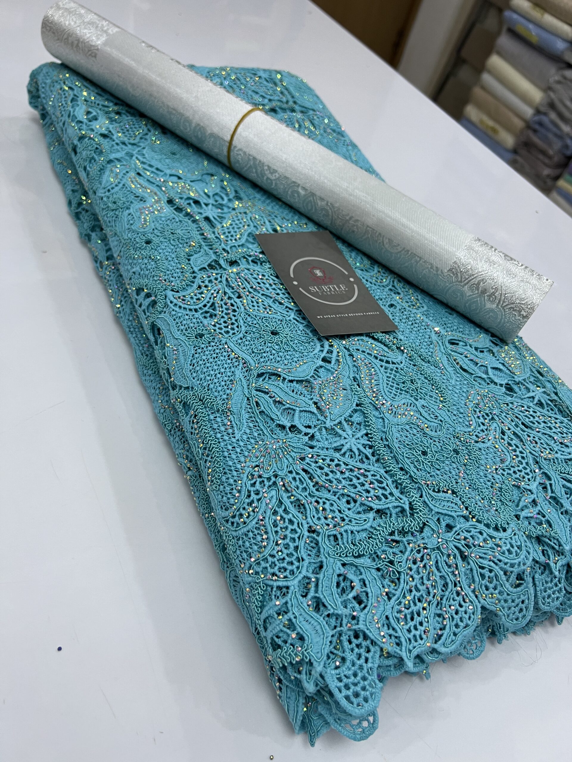 Cord Guipure Lace Premium for weddings, birthdays 8 Cord Guipure Lace Premium for weddings, birthdays - Image 5