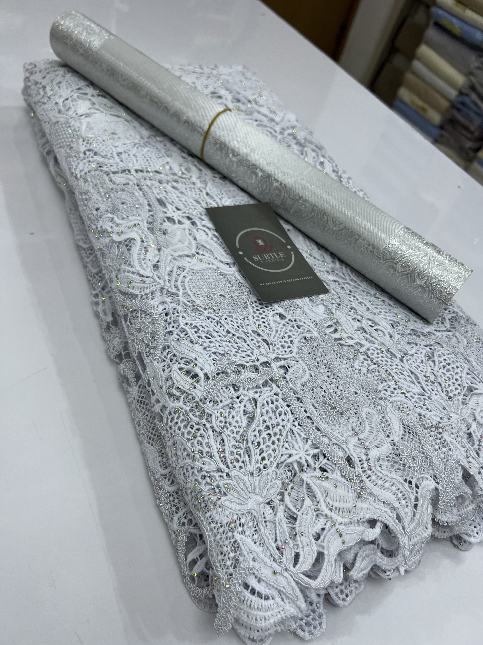 Cord Guipure Lace Premium for weddings, birthdays 12 Cord Guipure Lace Premium for weddings, birthdays - Image 9