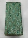 Luxury Green Swirl Net Sequin Lace Fabric T296