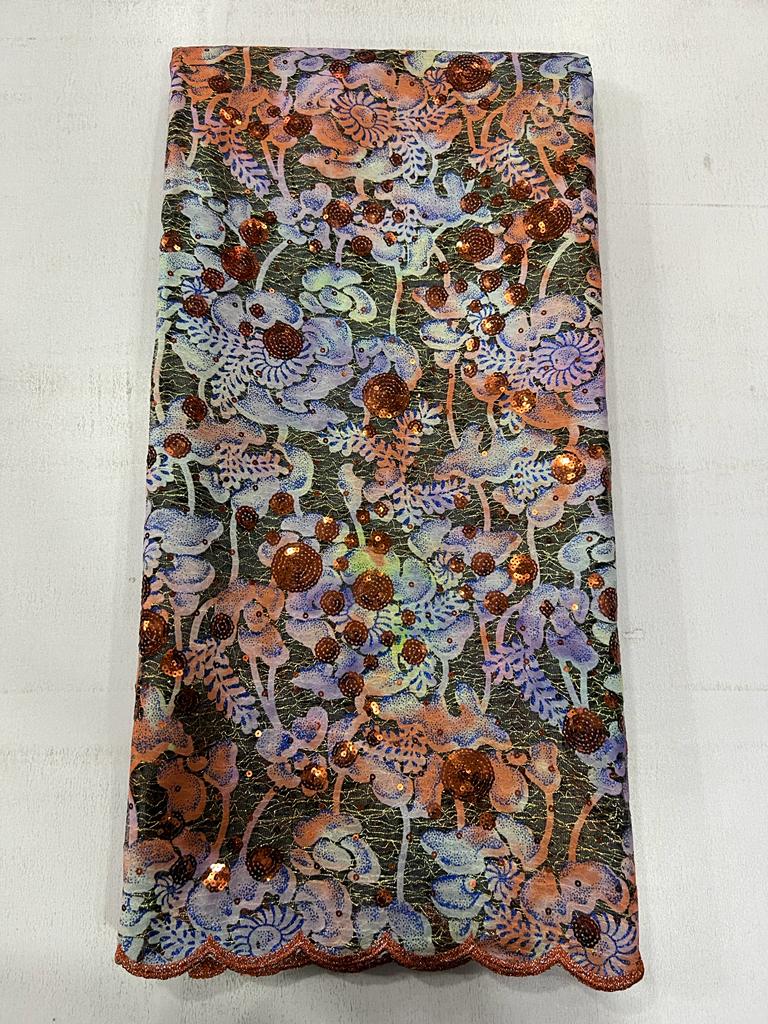 Luxury Floral Chantilly Lace Fabric 5275 6 Luxury Floral Chantilly Lace Fabric 5275 - Image 3