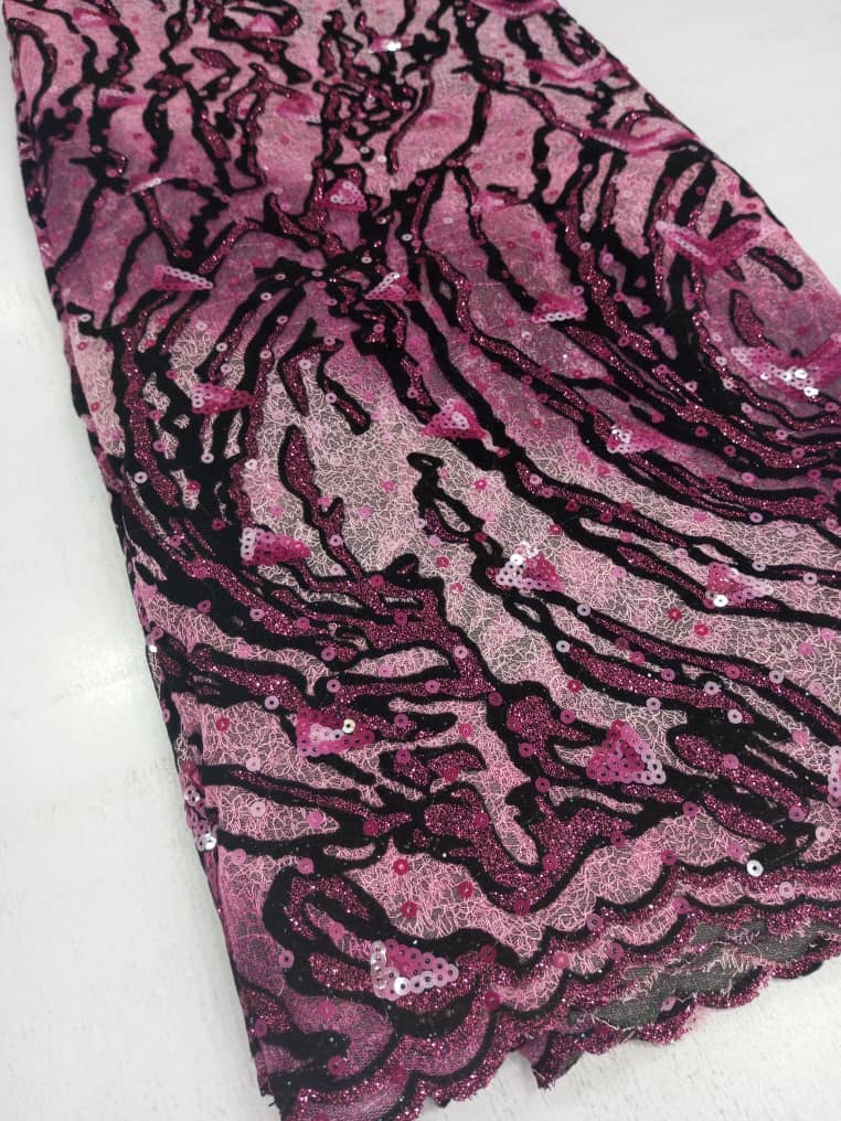 Luxury Chantilly Lace Fabric for Bridal Wear, Aso Ebi & Couture Fashion 5174 9 Luxury Chantilly Lace Fabric for Bridal Wear, Aso Ebi & Couture Fashion 5174 - Image 6