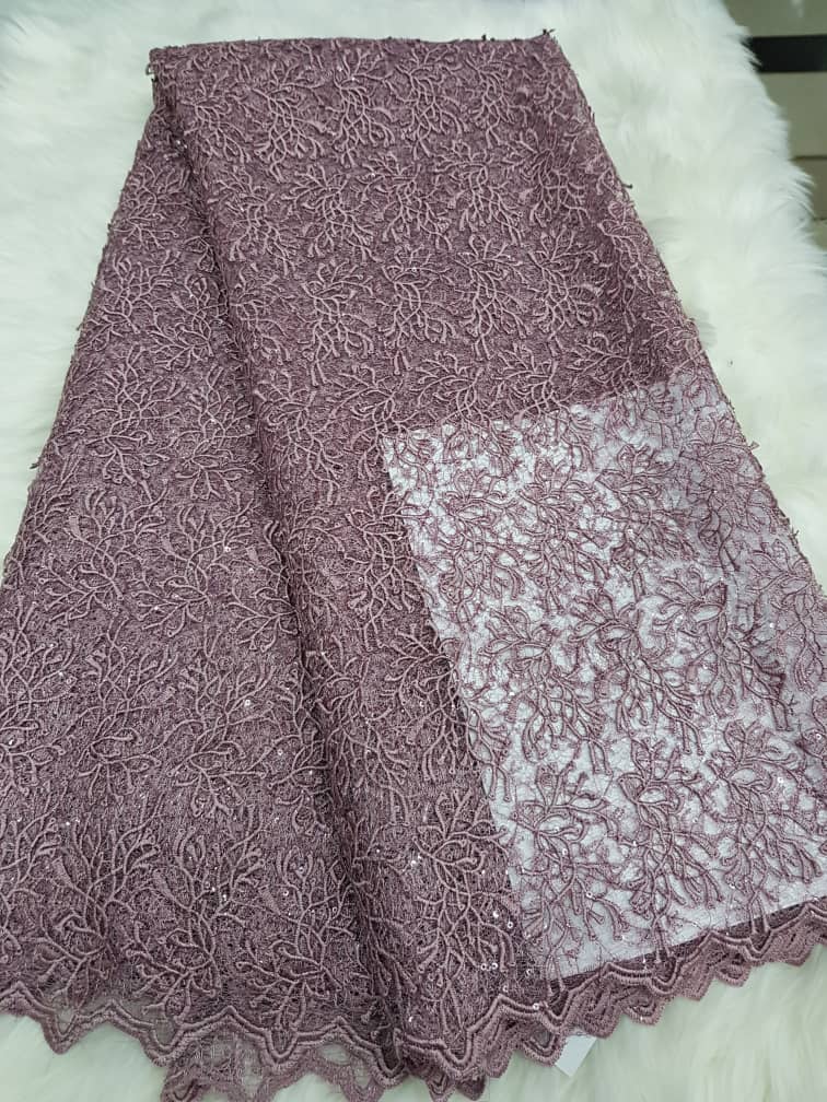 Luxury Onion Fern Design Lace Fabric 1371 4 Luxury Onion Fern Design Lace Fabric 1371