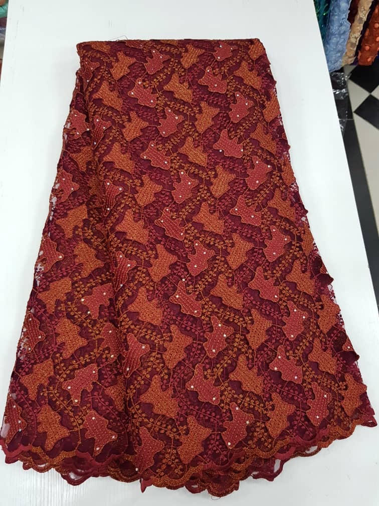 Luxury Tropical Fish Motif Lace Fabric for Aso Ebi, Weddings & Couture Fashion TOM FISH 4 Luxury Tropical Fish Motif Lace Fabric for Aso Ebi, Weddings & Couture Fashion TOM FISH
