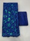 Luxury Abstract Net Sequin Lace Fabric for Aso Ebi Y933