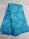 Sky Blue Embroidered Lace Fabric 1148