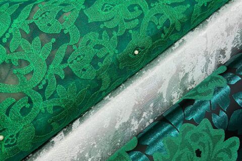 Emerald Green Luxury Lace Fabric 2666