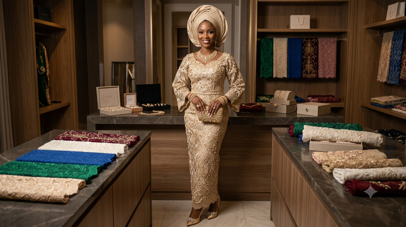 How to Match Your Shoes, Bag, Jewellery, and Gele with Lace Fabric: The Ultimate Style Guide
