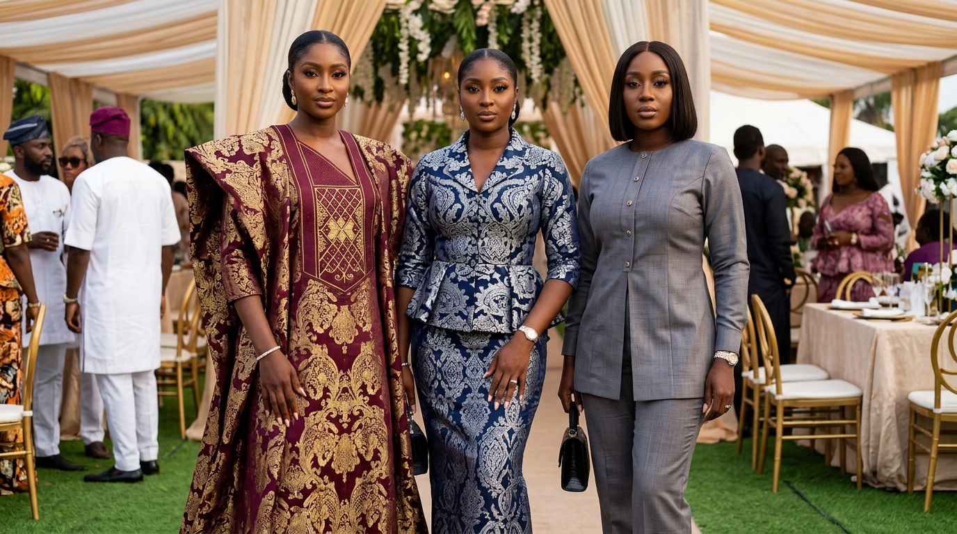 How to Style Men’s Fabrics for Women’s Asoebi: 6 Ideas