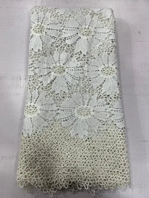 Luxury Fern Pattern Sequin Lace Fabric T0090